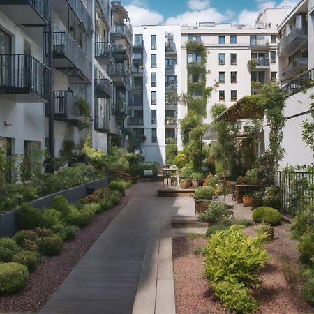 Ferienwohnung Nova Oasis Garden Stettin Exterior foto