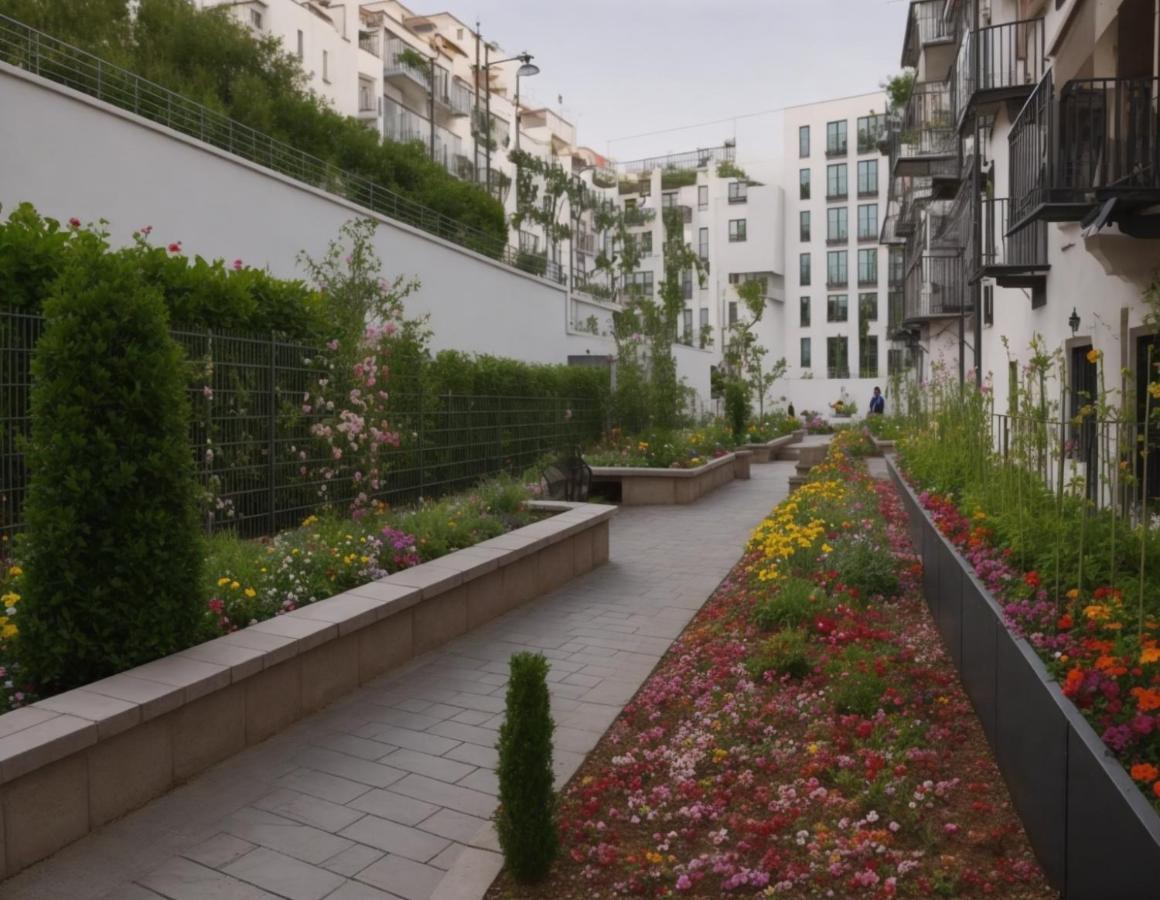 Ferienwohnung Nova Oasis Garden Stettin Exterior foto