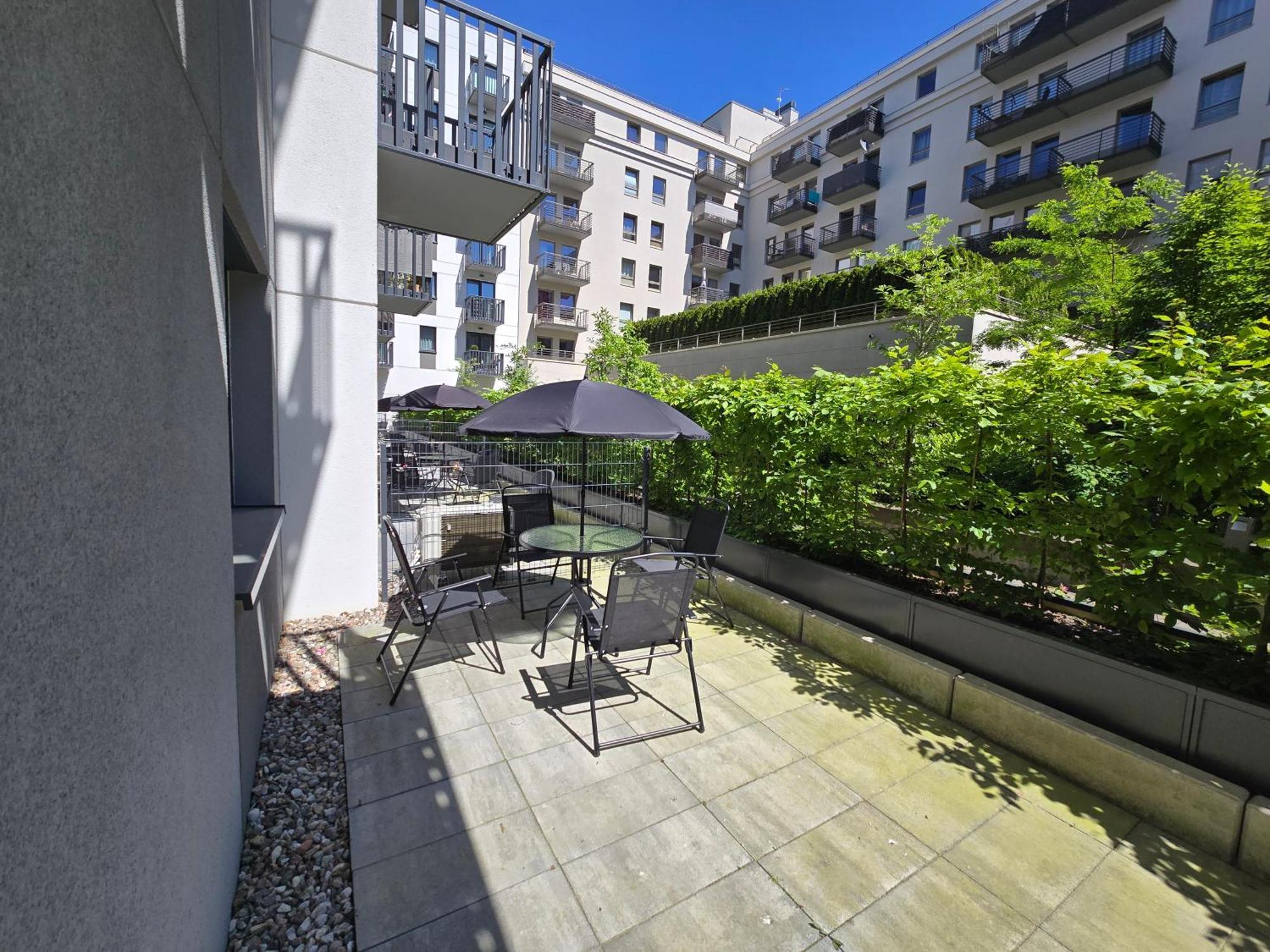 Ferienwohnung Nova Oasis Garden Stettin Exterior foto