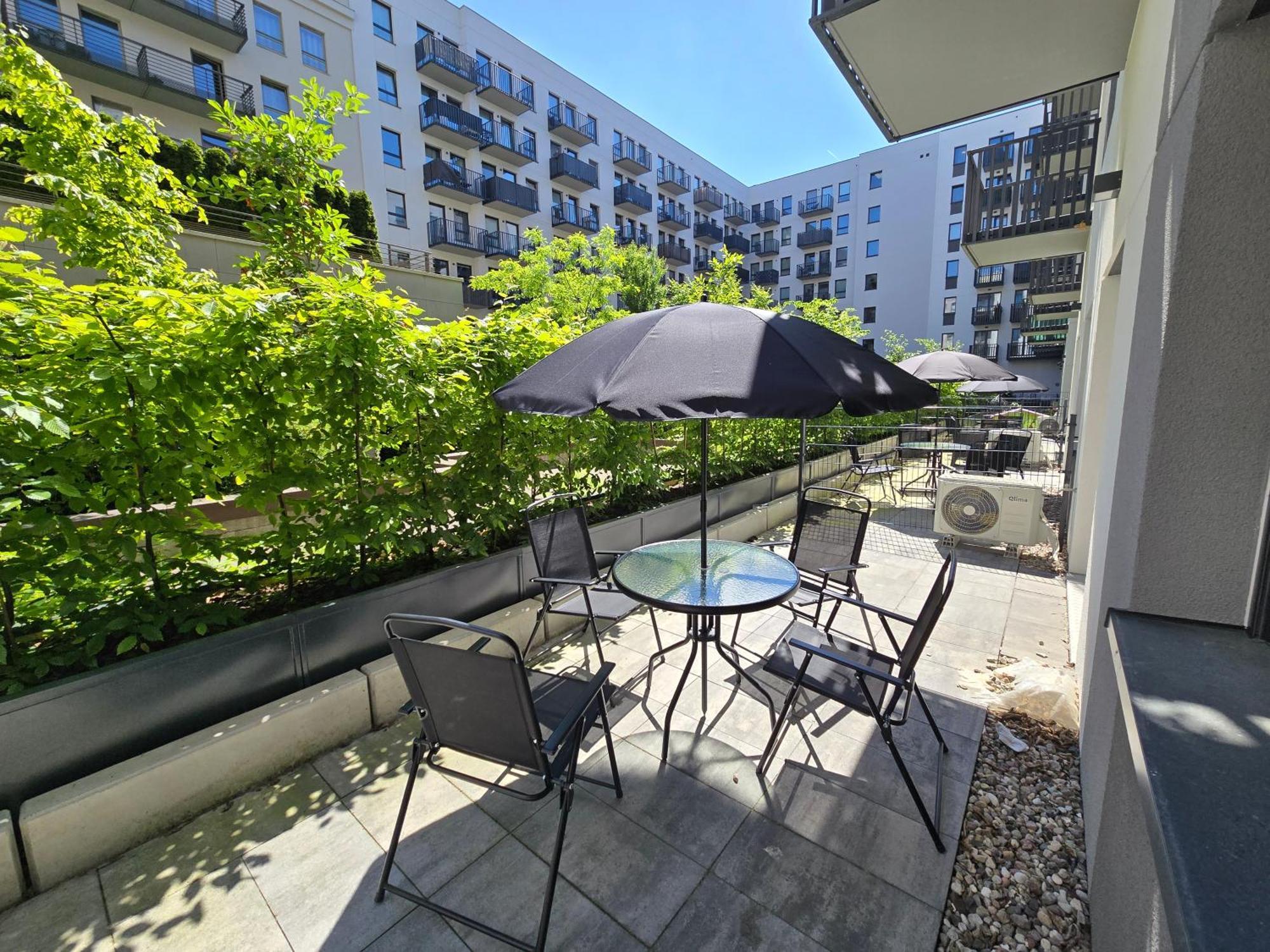 Ferienwohnung Nova Oasis Garden Stettin Exterior foto